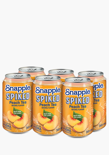 Snapple Spiked Peach Tea - 6x341ML
